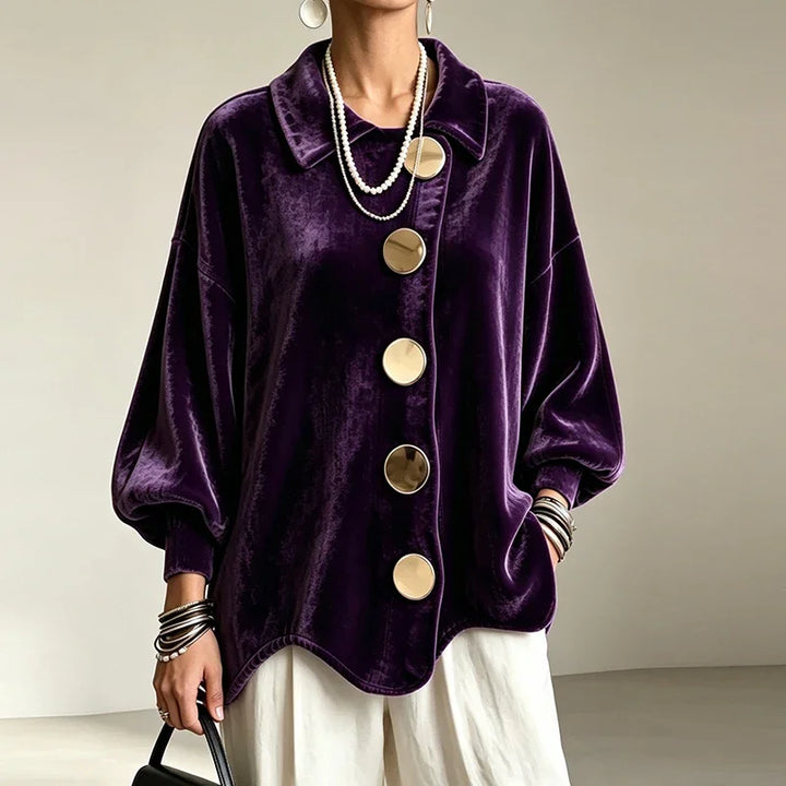 Bennett & Lowe Gail button-front collared jacket in a classic tailored design