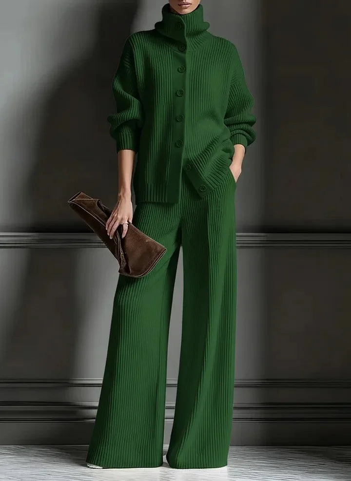 Bennett & Lowe Colleen turtleneck sweater and pants two-piece set in a coordinated outfit