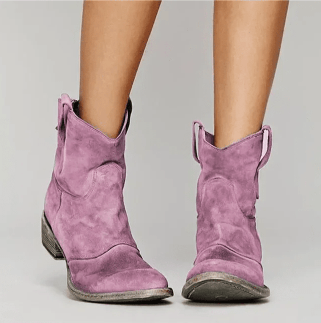 Charlotte Bennett and Lowe suede orthopedic boots for women featuring a stylish design and comfortable fit.