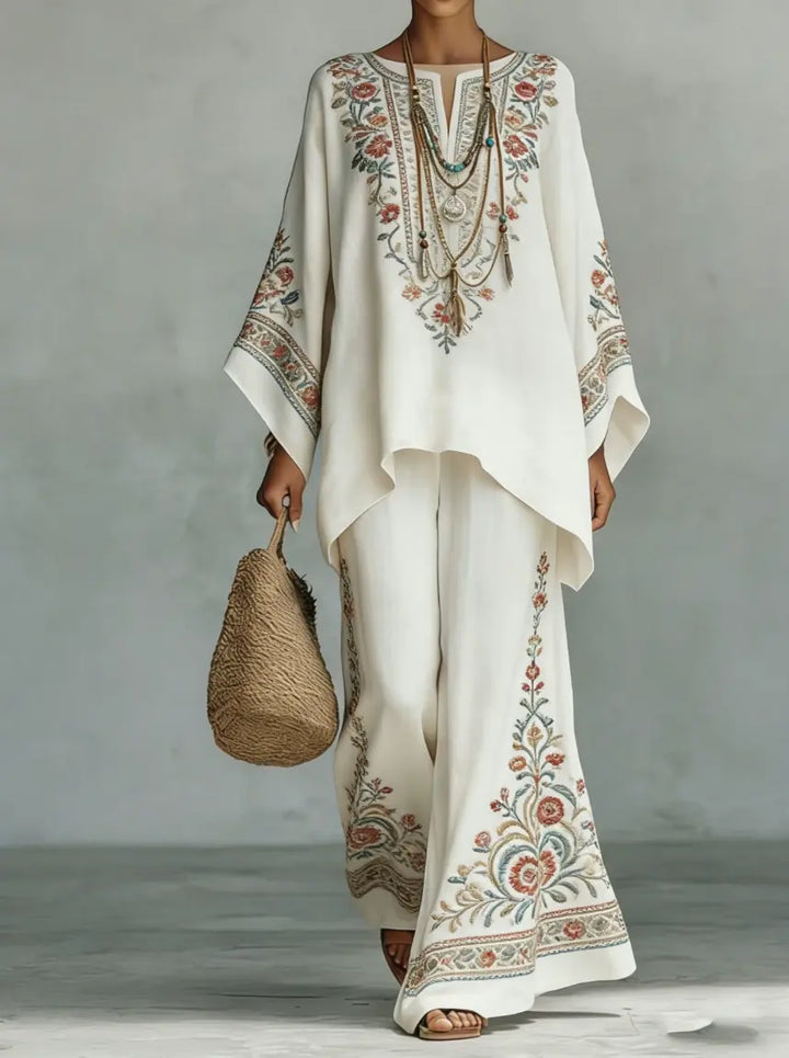 Elegant two-piece set by Bennett and Lowe featuring a stylish top and matching skirt in a sophisticated design.