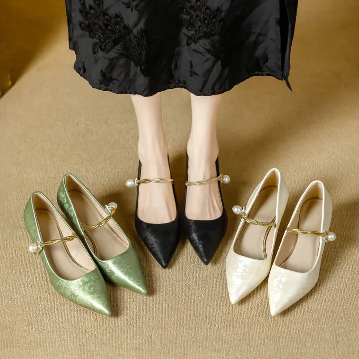 Kristen | Ankle-Strap Block Heels