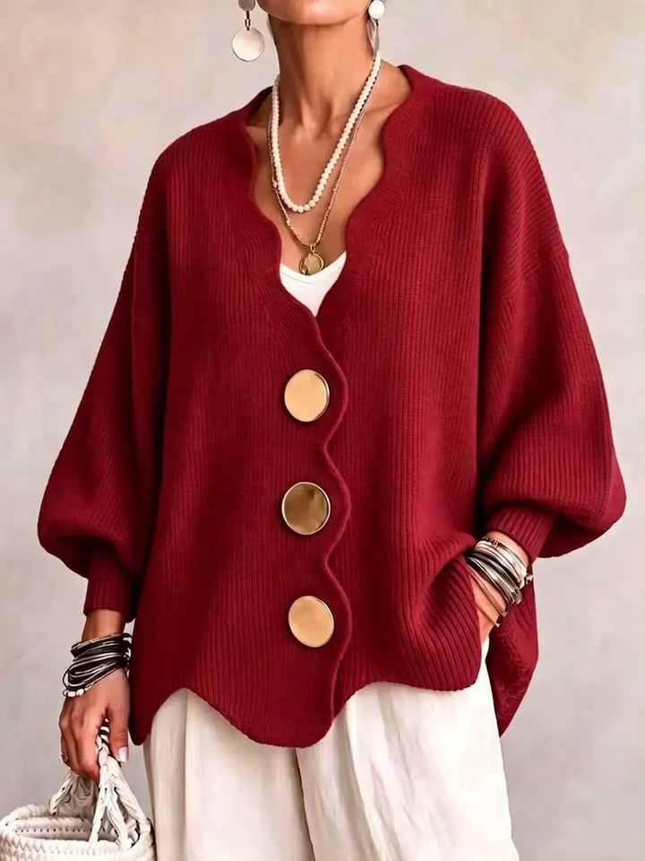 Jamie | Relaxed Button-Front Cardigan