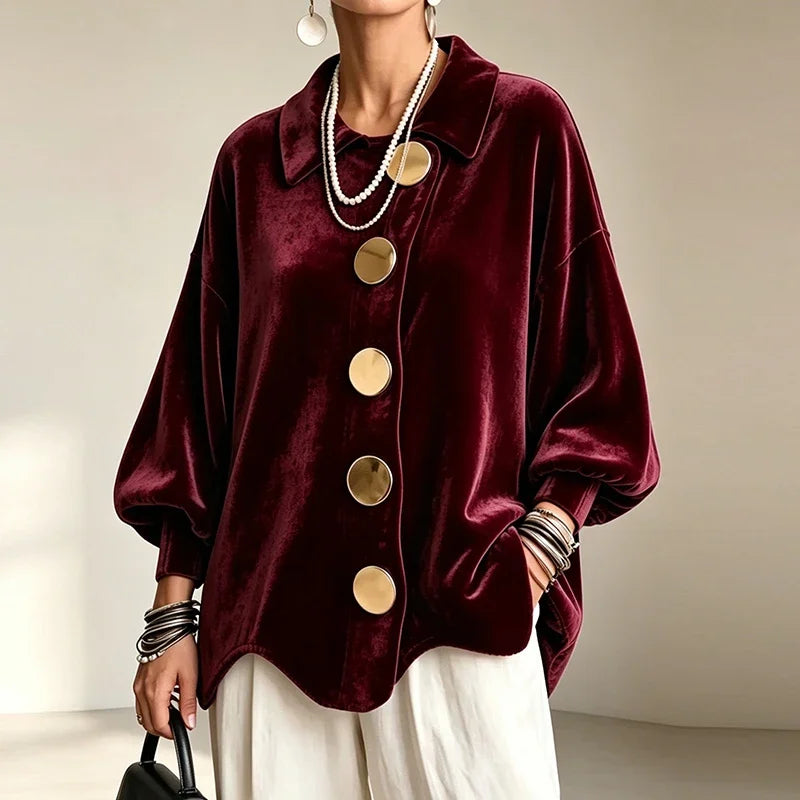 Bennett & Lowe Gail button-front collared jacket in a classic tailored style