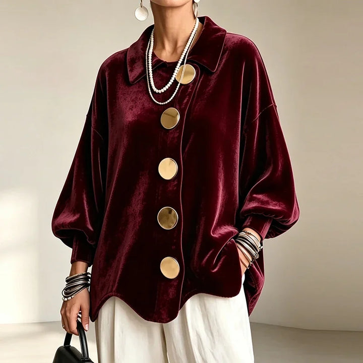 Bennett & Lowe Gail button-front collared jacket in a classic tailored style
