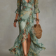 Celeste | Floral Ruffle Wrap Dress