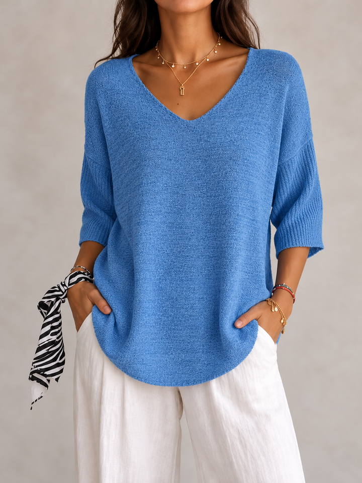 Noelia | Casual Lightweight V-Neck Sweater
