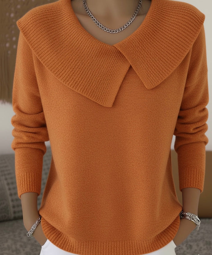 Sylvie draped-neck sweater for women by Bennett and Lowe