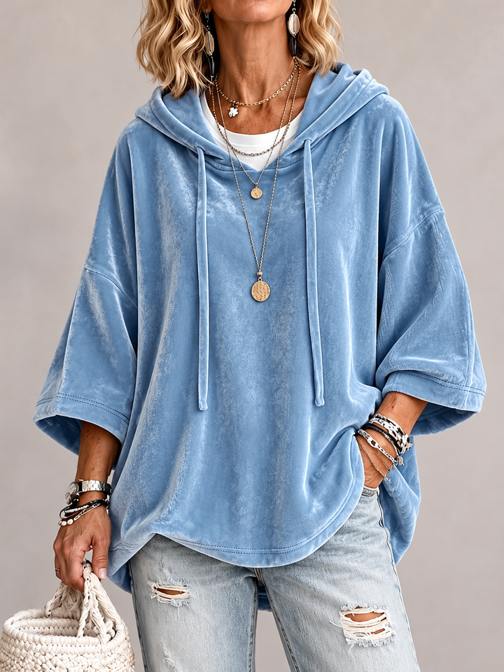 Luana | Oversized Poncho Hoodie