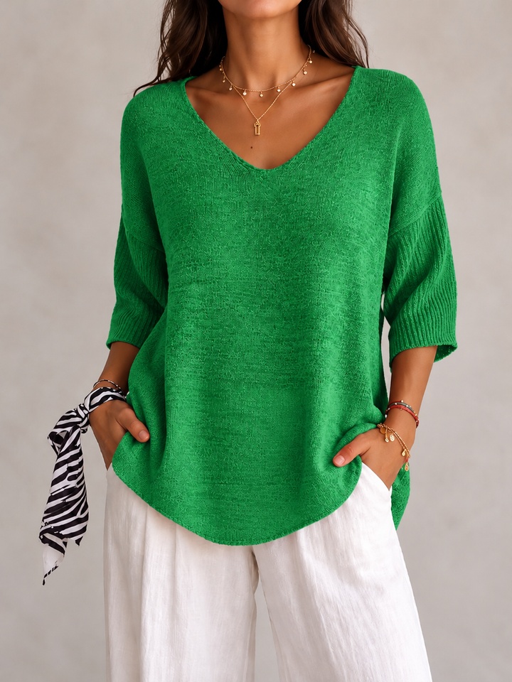 Noelia | Casual Lightweight V-Neck Sweater
