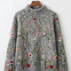 Rosamund | Floral Knit Jumper for Women