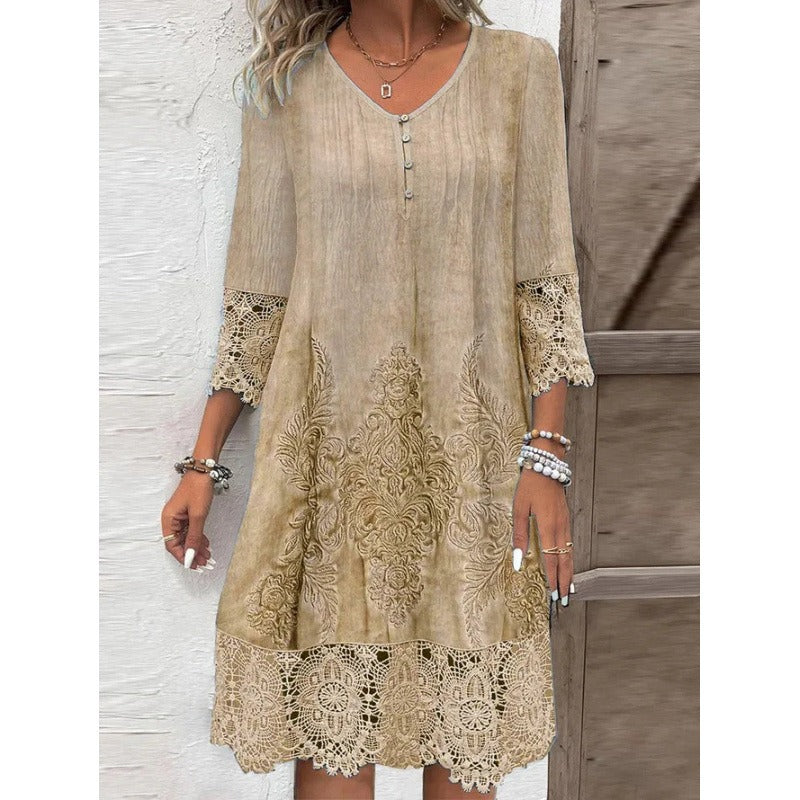 Celeste lace cocktail midi dress by Bennett and Lowe, featuring elegant lace fabric and a fitted silhouette for stylish occasions.