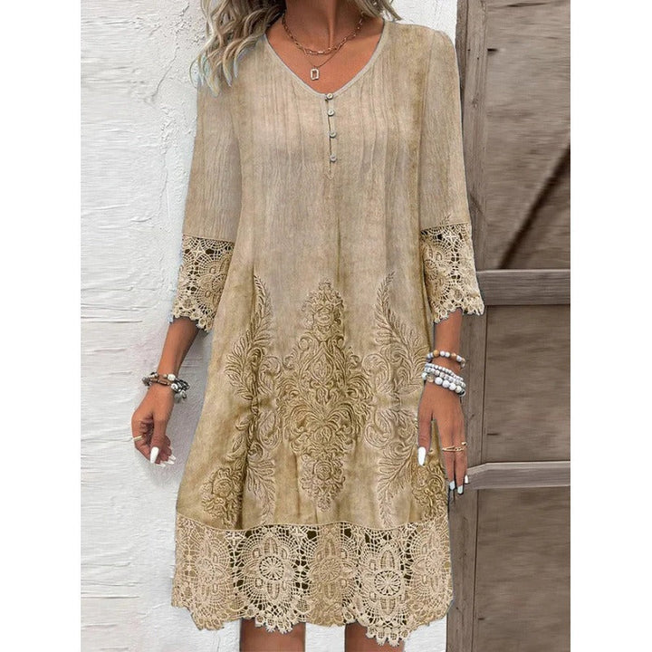 Celeste lace cocktail midi dress by Bennett and Lowe, featuring elegant lace fabric and a fitted silhouette for stylish occasions.