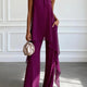 Viola | Halter-Neck Wide-Leg Two-Piece Set for Women
