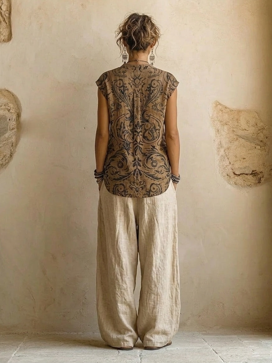 Emma 3-Piece Set™ - Cotton and Linen Blend