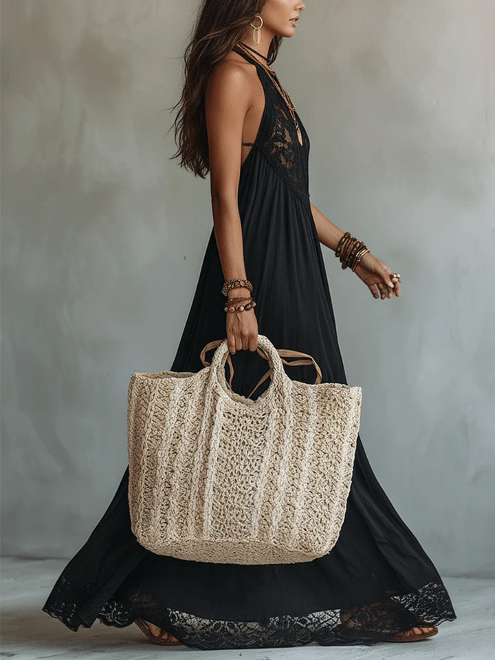 Ebonelle boho lace maxi dress by Bennett & Lowe featuring flowing fabric and intricate lace details, perfect for casual or special occasions.