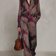 Eugenia | Paisley Print Button-Up Wide-Leg Two-Piece Set for Women