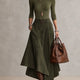 Paige | Turtleneck & Asymmetrical Skirt Set