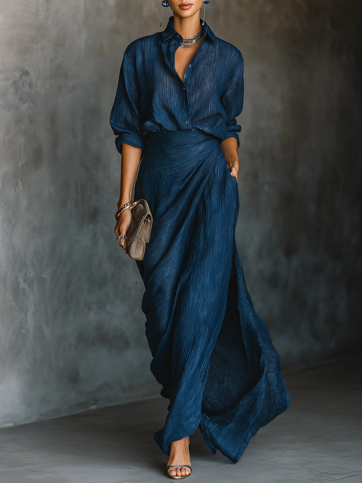 Melanie | Shirt and Long Skirt Set