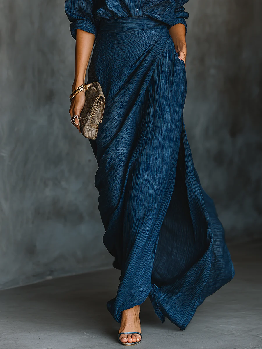 Melanie | Shirt and Long Skirt Set