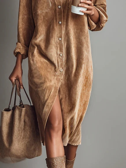 Gillian | Button-Front Midi Dress