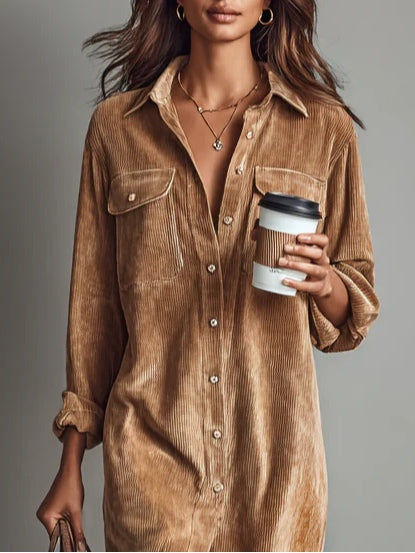 Gillian | Button-Front Midi Dress