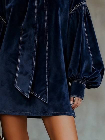 Miriam | Bow-Detail Mini Dress