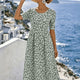 Sienna™ | Elegant Floral Midi Dress