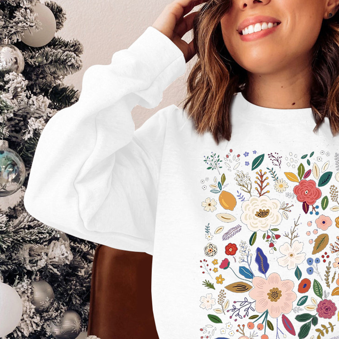 Georgia | Wildflower-Print Sweatshirt