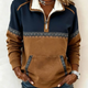 Brielle | Striped Half-Zip Long-Sleeve Sweater for Women