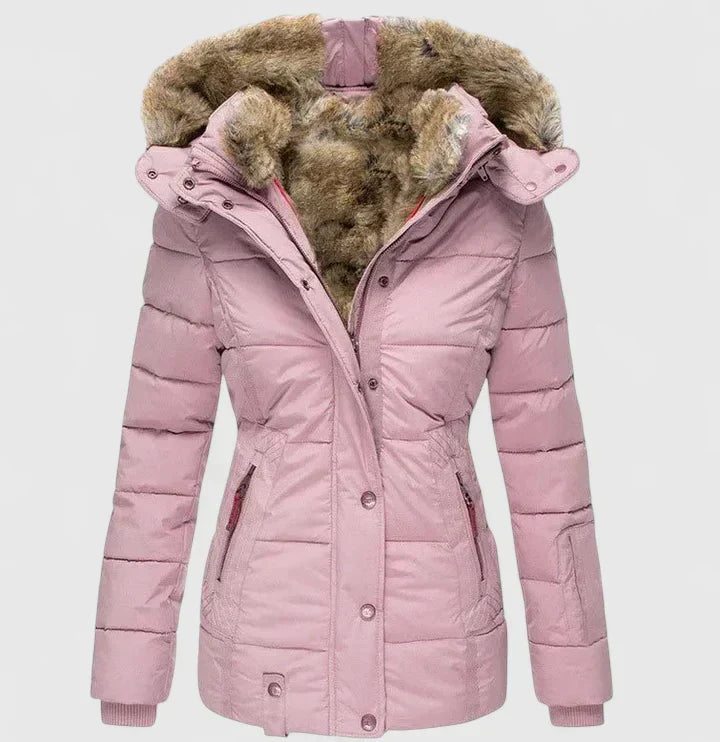 Veyzandra | Classic Long-Sleeve Winter Coat for Women