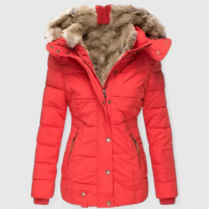 Veyzandra | Classic Long-Sleeve Winter Coat for Women