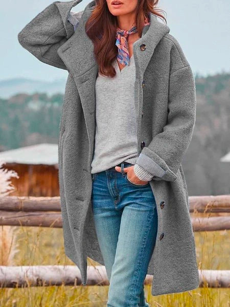 Melina | Fleece Plush Long-Sleeve Jacket for Women
