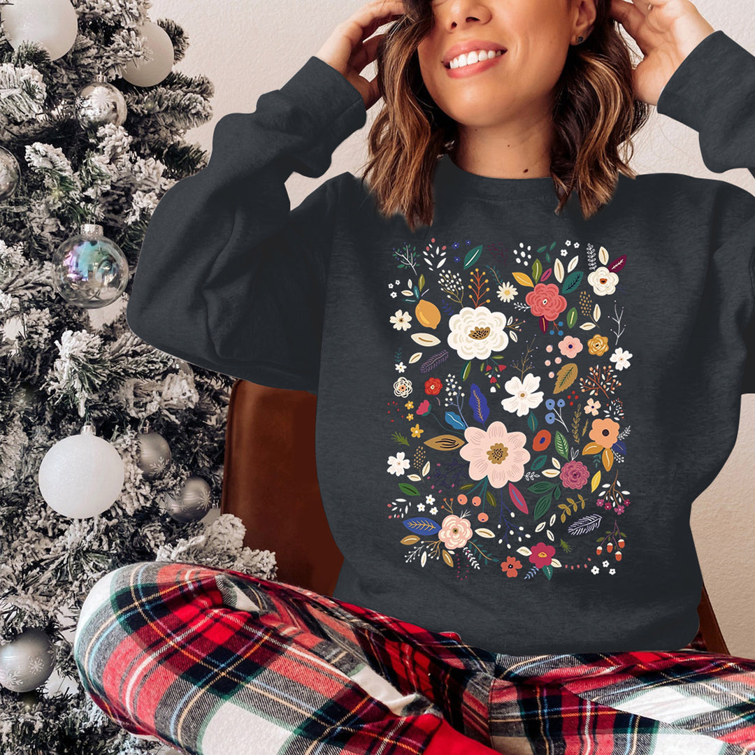 Georgia | Wildflower-Print Sweatshirt
