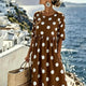 Penelope™ | Classic Polka Dot Midi Dress