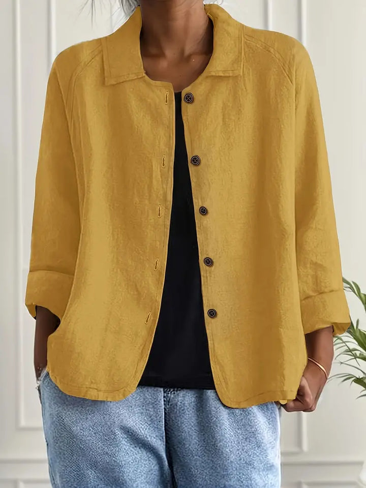 Marilla | Lightweight Button-Front Shirt Cardigan for Women