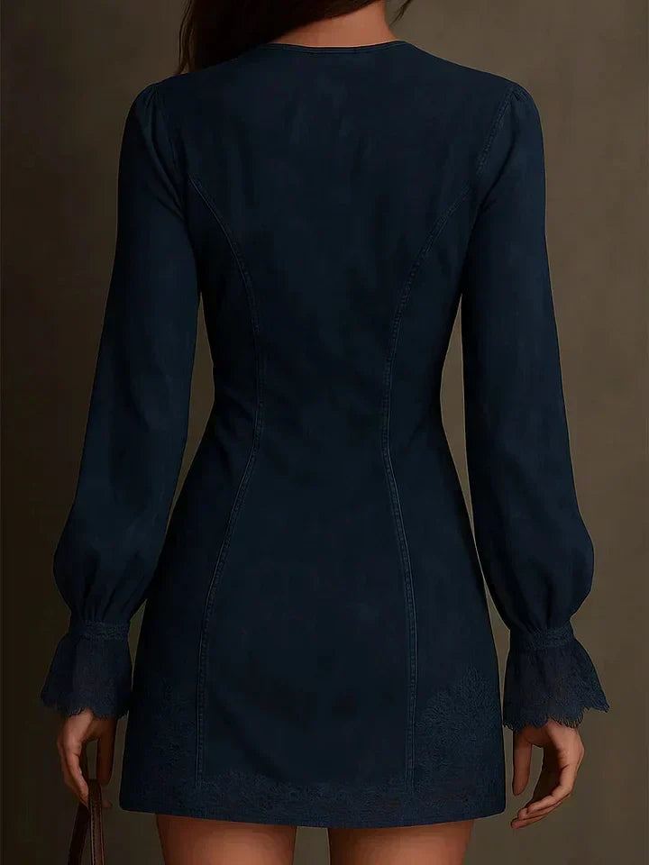 Briar | Zip-Front Embroidered Mini