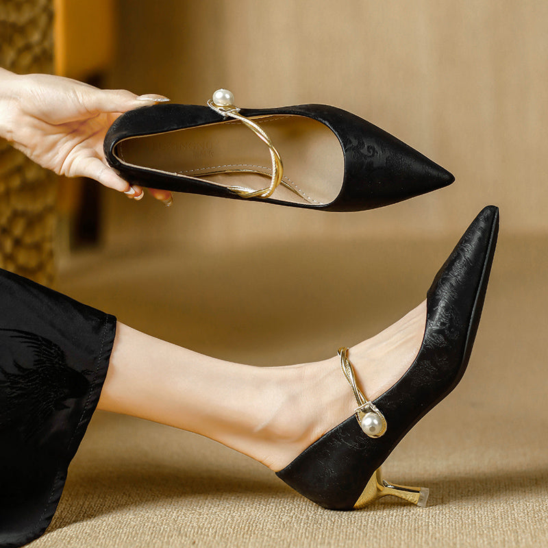 Kristen | Ankle-Strap Block Heels