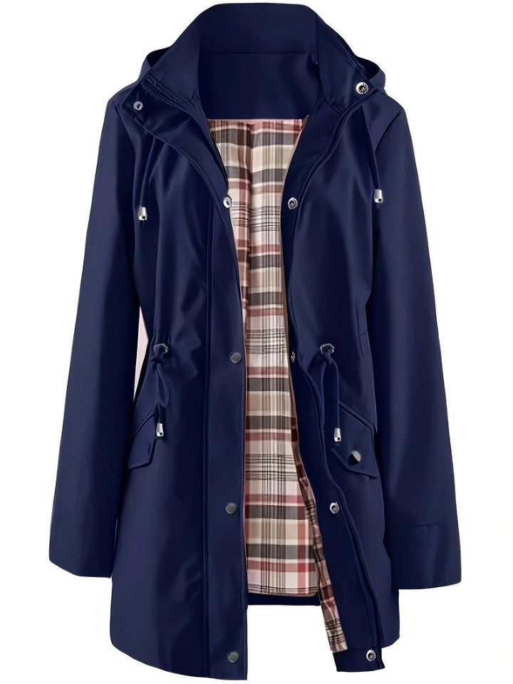 Lauren | Waterproof 3-in-1 Detachable-Hood Rain Coat for Women