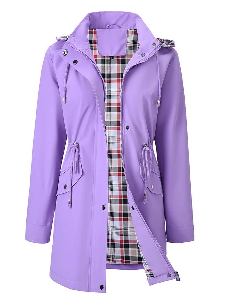 Lauren | Waterproof 3-in-1 Detachable-Hood Rain Coat for Women