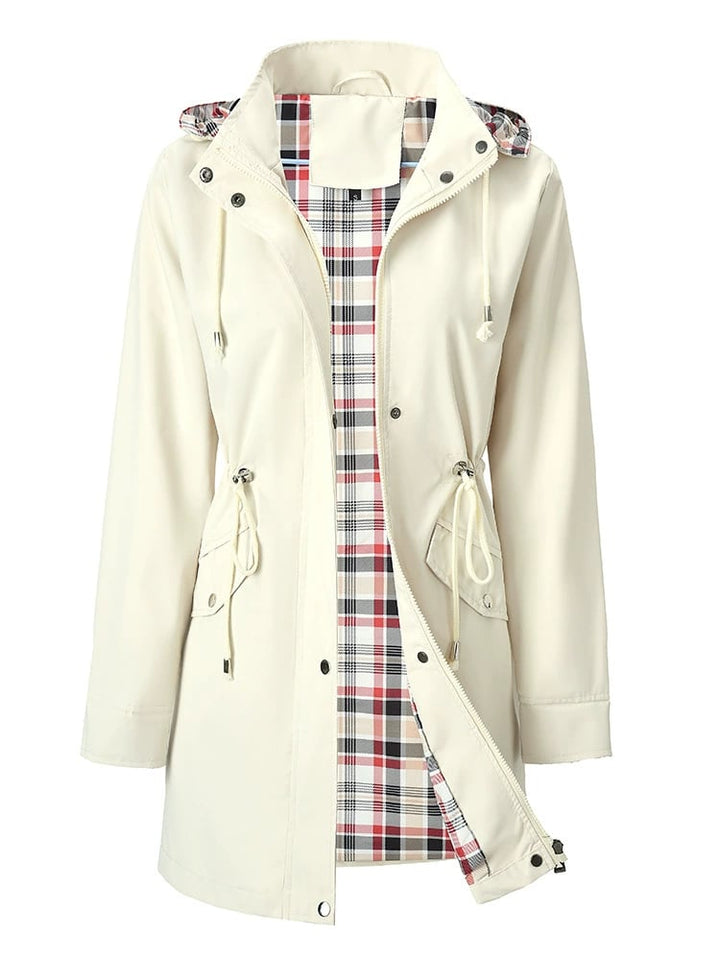 Lauren | Waterproof 3-in-1 Detachable-Hood Rain Coat for Women