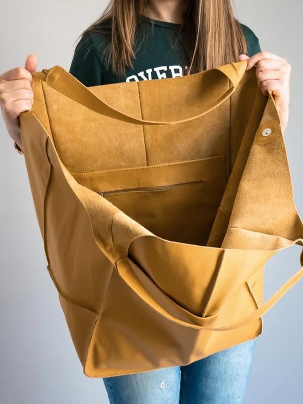 Ruth pebble leather tote bag with adjustable strap by Bennett and Lowe, featuring a stylish and spacious design for everyday use.