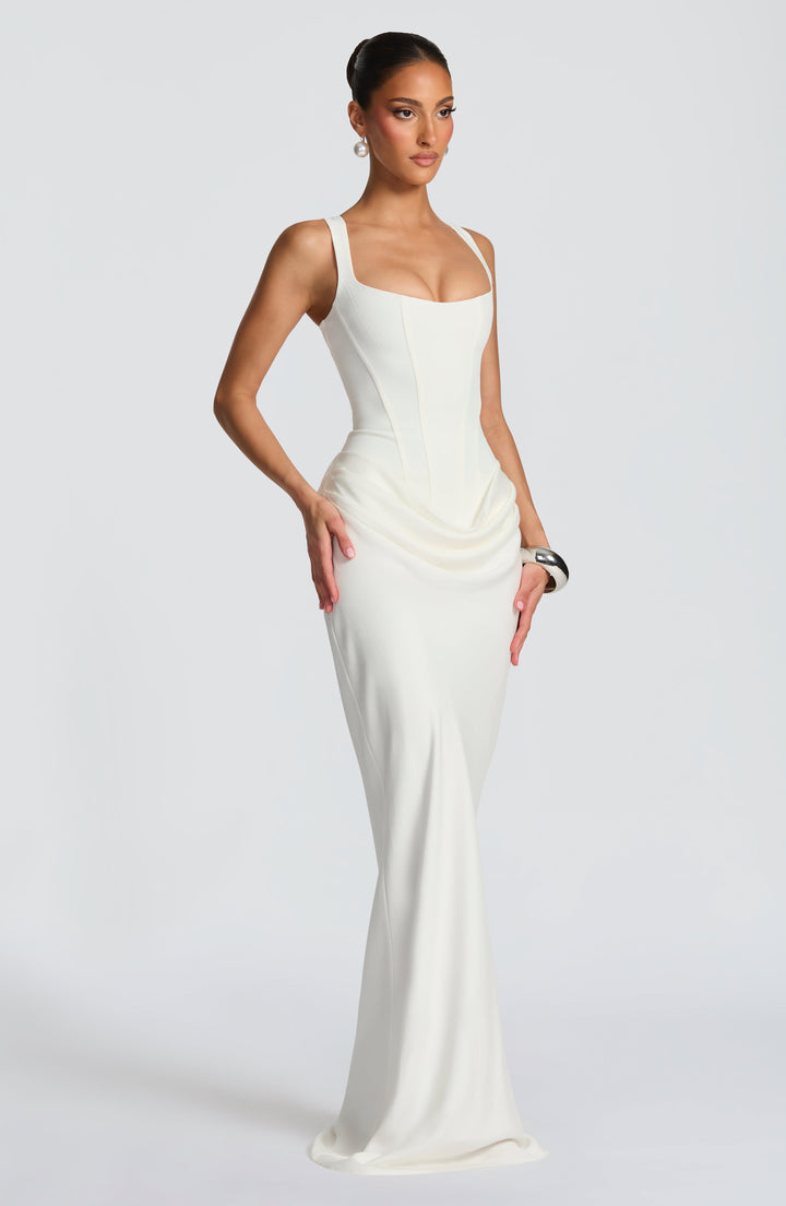 Denise | Square-Neck Maxi Dress