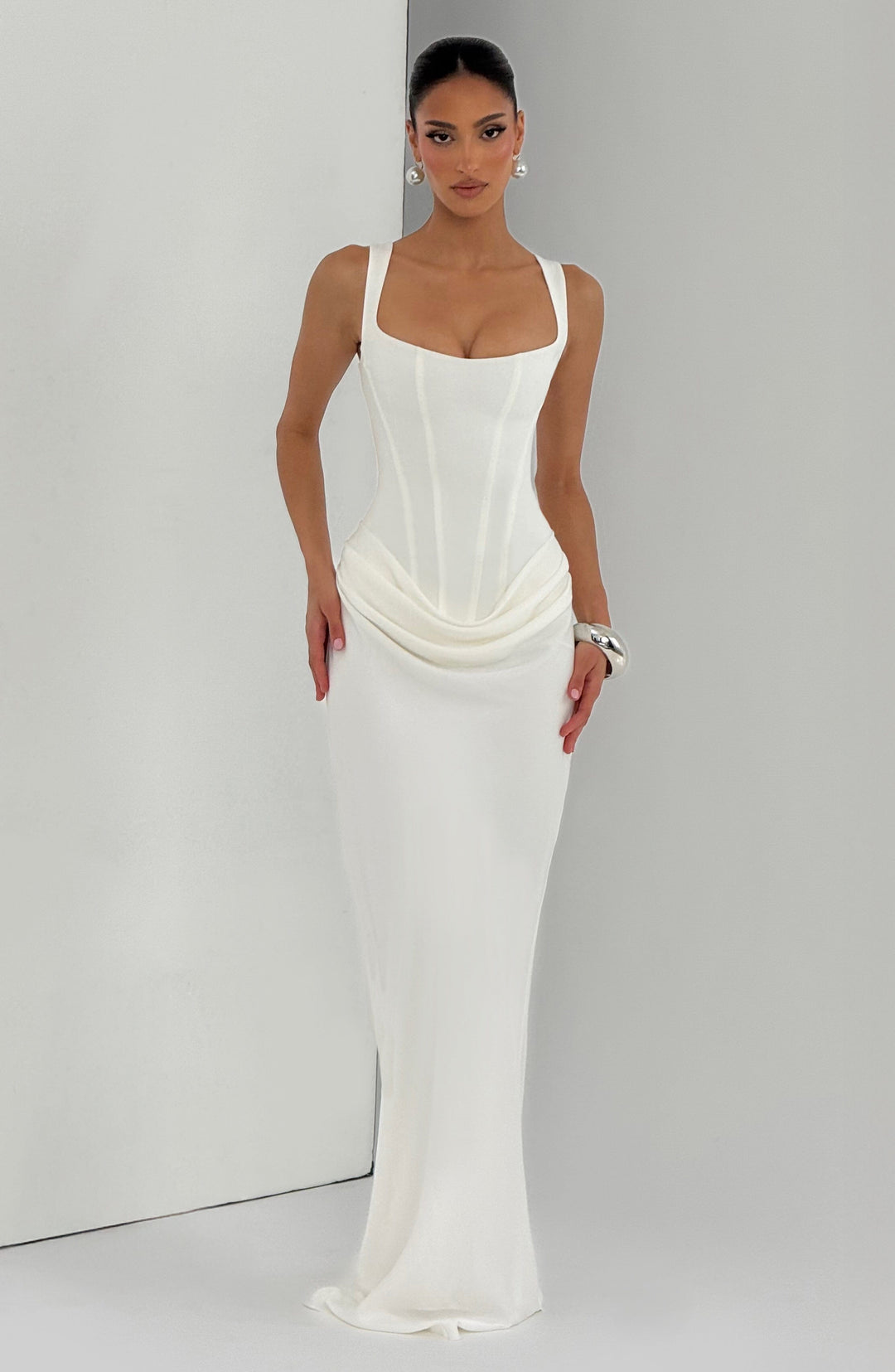 Denise | Square-Neck Maxi Dress