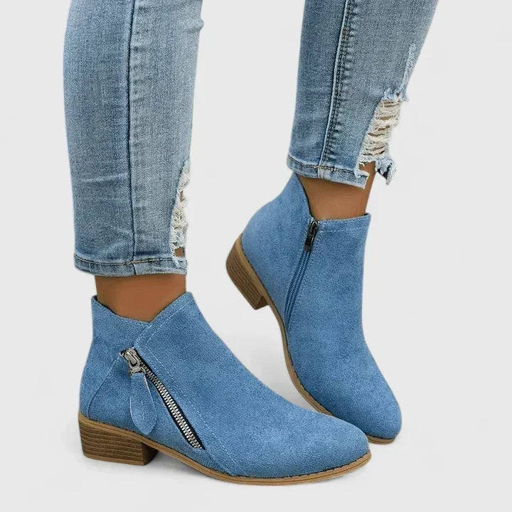 Orthopedic women's boots by Bennett and Lowe with supportive design and sturdy soles, ideal for comfort and foot health.