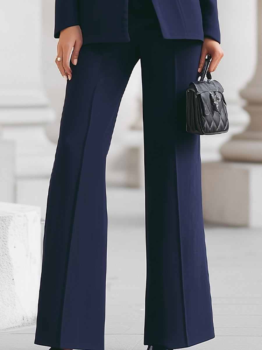 Heidi Bennett and Lowe classic two-piece blazer suit with tailored jacket and matching pants, stylish business wear ensemble.
