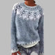 Stephanie | Frosted Snowflake Patterned Sweater