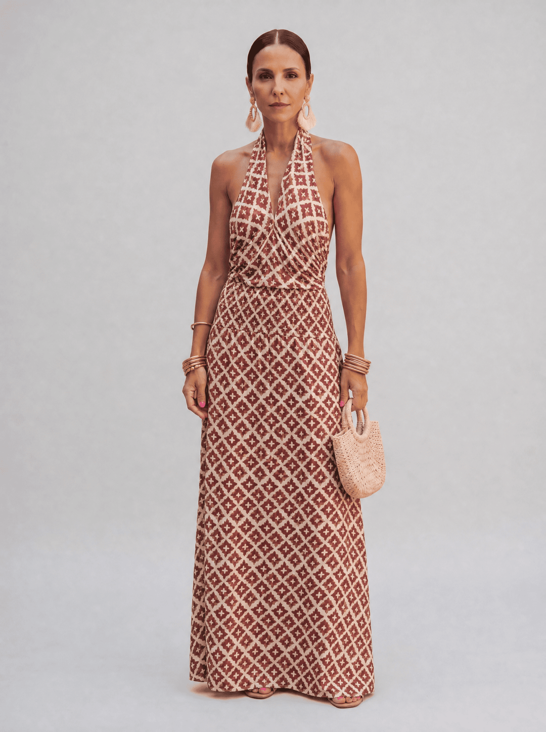 Elegant Ximena off-shoulder dress for women by Bennett and Lowe, featuring a stylish design and flattering fit.