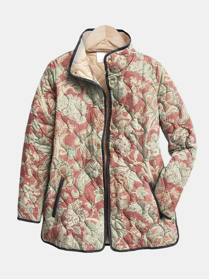Madeleine | Vintage Floral Quilted Jacket