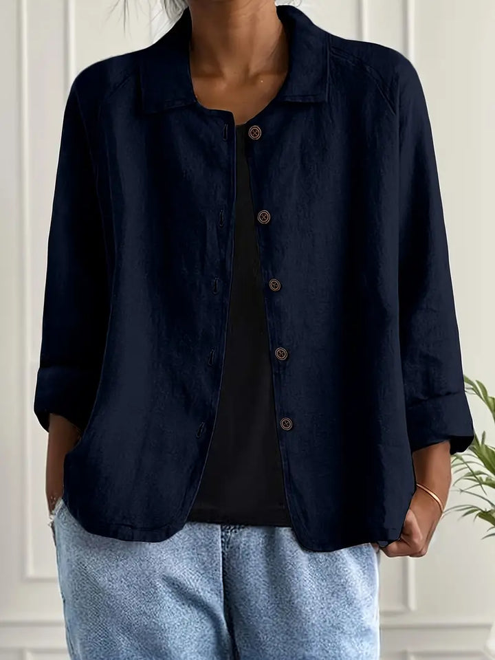 Marilla | Lightweight Button-Front Shirt Cardigan for Women