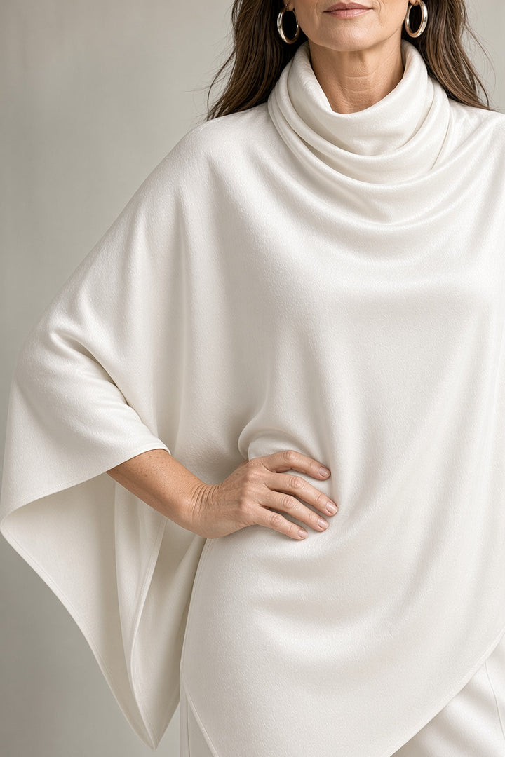Holly draped two-piece set by Bennett and Lowe, featuring stylish matching top and skirt in elegant fabric.